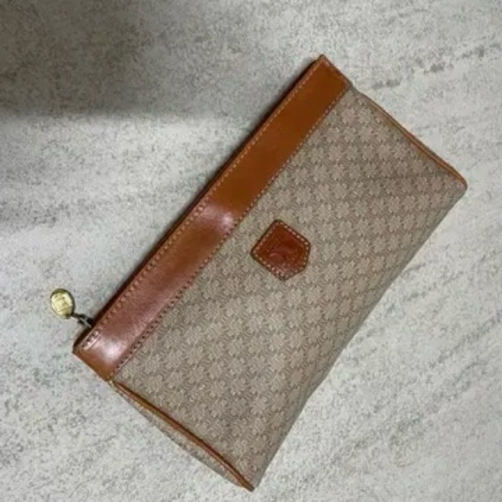 Vintage Celine Macadam clutch